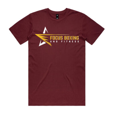 Men's Logo Tee Maroon Thumbnail