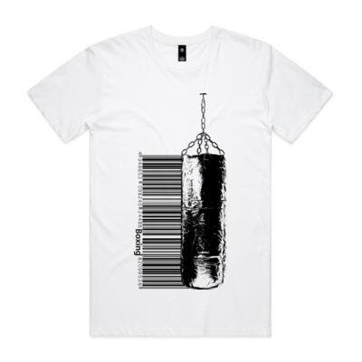 Men's Boxing Bag Tee White Thumbnail