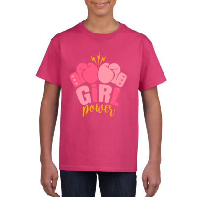 Girl's GIRL POWER Tee Pink Thumbnail