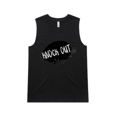 Women's KNOCK OUT TANK Black Thumbnail