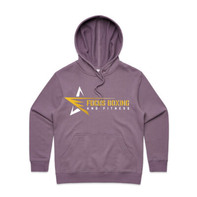 Women's Premium Hoodie Purple with back print Thumbnail